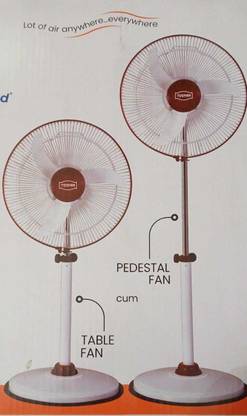 Toofan AIR BULLET 400 MM HIGH SPEED with 1 Year Warranty 400 mm Pedestal Fan