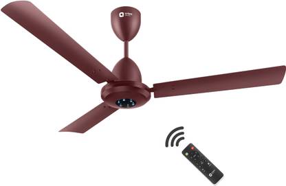 Orient Electric I Falcon with 3 Year Warranty BLDC Motor with Remote 1200 mm Ceiling Fan  (5 Star | Brown | Pack of 1)