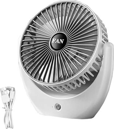 Sampri Spray Fan, Double-Ended Spray Fan, Portable Fan with LED Light 40 mm 3 Blade Table Fan