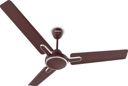 HAVELLS Artemis ES with 2 Year Warranty Energy Saving 1200 mm Ceiling Fan  (1 Star | Brown | Pack of 1)