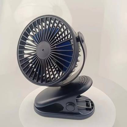 Sampri Table Fan You Can Also use Directly Fan Power Bank[ DC] Desk Fan 4000mAh USB with 1 Year Warranty 3 mm Table Fan