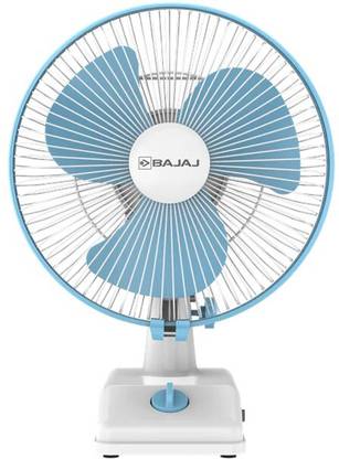 BAJAJ InstaBreeze 230mm Multicolour with 1 Year Warranty Underlight 235 mm Table Fan