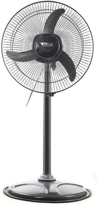 KUMAKA | Max Speed – Bullet Pedestal Fan 2400 RPM Silent Operation 3 Blade 400 mm 3 Blade Pedestal Fan