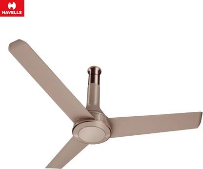 HAVELLS Crista BLDC Champagne Cola 5 Star 1200 mm 3 Blade Ceiling Fan