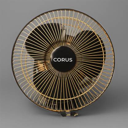 unleash Corus 9inch Metal Jaali small wall fan high speed, 150 MM Wall mount fan with 1 Year Warranty Energy Saving 230 mm Wall Fan