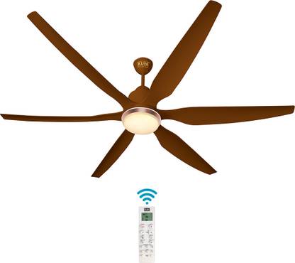 KUHL Galaxis G6 65% Power Saving BLDC Fan| IoT – Operate via Mobile & Alexa |BEE 5 Star 1670 mm 6 Blade Ceiling Fan