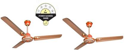 Crompton Decora Premium Ginger goldpack of 2 with 1 Year Warranty 1200 mm Ceiling Fan