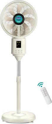 KUHL ExzelH1 BLDC DesertCooler with Mist Humidifier|60 W|Digital Display|8HrWaterTank with 1 Year Warranty Remote Controlled 400 mm Pedestal Fan