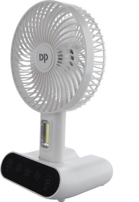 Dp 7624 (RECHARGEABLE TABLE FAN) 3000mAh Battery, Double-mode Power Supply USB Fan