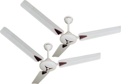 ACTIVA 1200 MM STAR DECO ANTI DUST IVORY with 2 Year Warranty 1200 mm Ceiling Fan