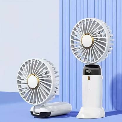 Sampri Table Fan You Can Also use Directly Fan Power Bank[ DC] Desk Fan 4000mAh USB Table Fan You Can Also use Directly Fan Power Bank[ DC] Desk Fan 4000mAh USB USB Fan
