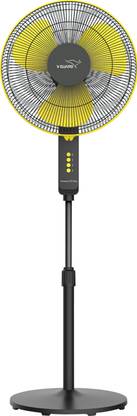 V-Guard Esfera STS Plus (Yellow Black) 2 in 1 Convertible Fan 400 mm 3 Blade Pedestal Fan