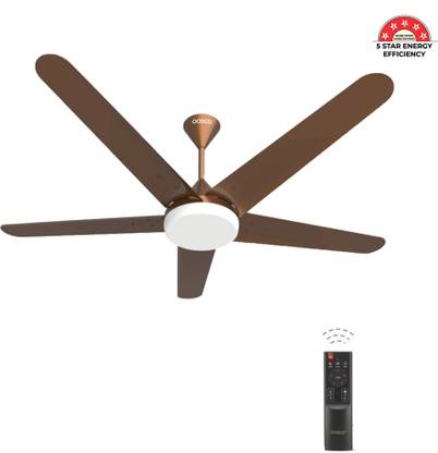 oceco Oceco Xpressio Light Energy Saving Bldc Ceiling Fan With Remote Control 5 Star 1225 mm 5 Blade Ceiling Fan