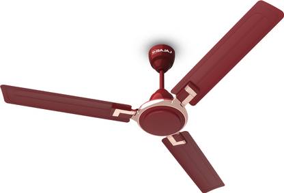 BAJAJ Sabse TEZZ DECO 1400 mm 3 Blade Ceiling Fan (Wine Red) with 2 Year Warranty 1400 mm Ceiling Fan