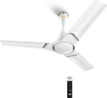 KUHL Prima A3 BLDC Ceiling Fan with Remote|High Airflow | BEE 5 Star 1200 mm 3 Blade Ceiling Fan