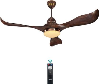 KUHL Glanz F3 Stylish Power Saving with 2 Year Warranty BLDC Motor with Remote 1400 mm Ceiling Fan