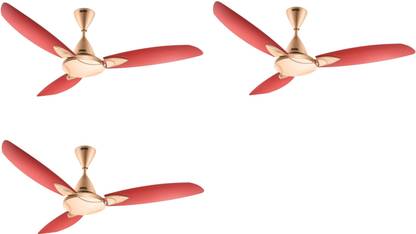USHA Bloom Primrose, gold with 1 Year Warranty 1250 mm Ceiling Fan