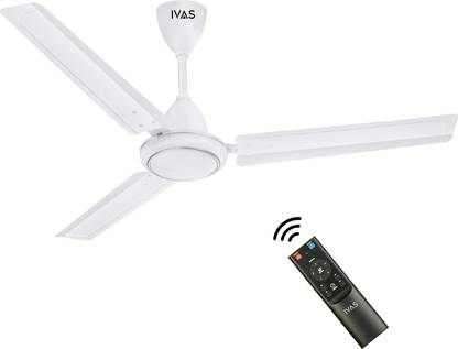 IVAS EcoSaver Prime 2 Year Warranty BLDC Energy Saving 5 Star 1200 mm 3 Blade Ceiling Fan