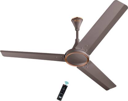 KUHL Prima A4 65% power saving BLDC ceiling fan, BEE 5 Star rating| Free Installation 5 Star 1200 mm 3 Blade Ceiling Fan