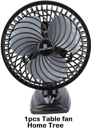Home Tree Table fan 3 Speeds Portable Powerful Table Fan, Personal Cooling fan 1pcs with 12 Months Warranty Energy Saving 225 mm Table Fan