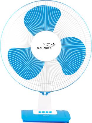 V-Guard Esfera TF NX 400 mm 3 Blade Table Fan  (Artic Blue White, Pack of 1)