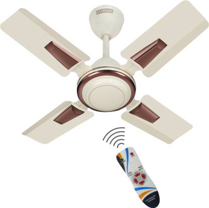 Fanzart DEE CEE SERIES WITH WIRELESS REMOTE CONTROLLED 5 Star 600 mm 4 Blade Ceiling Fan