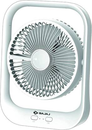 BAJAJ Pygmy with LED Light (251284) 178 mm 3 Blade Table Fan