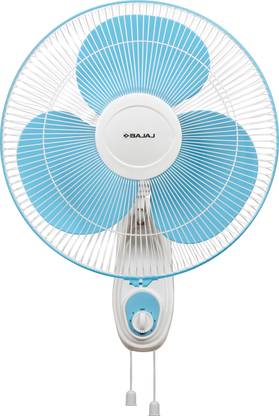 BAJAJ Esteem 400mm Icy Blue & White Wall Fan with 2 Year Warranty 400 mm Wall Fan