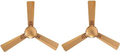 Crompton New Aura Designer 3D lotus briken pack of 2 with 1 Year Warranty 1200 mm Ceiling Fan