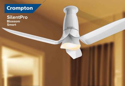 Crompton Silent pro Blossom Smart_White with 1 Year Warranty 1200 mm Ceiling Fan