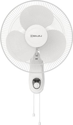 BAJAJ Crest Neo 400 mm 3 Blade Wall Fan  (White, Pack of 1)