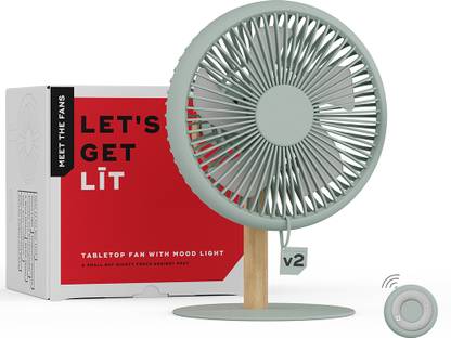 Nuuk FN121123MGR with 1 Year Warranty BLDC Motor with Remote 155 mm Table Fan