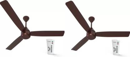 Crompton Energion Cromair Anti Dust 5 Star 1200 mm BLDC Motor with Remote 3 Blade Ceiling Fan