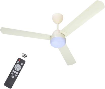 Sansui BLDC Urja with LED Light & Remote 5 Star 1200 mm 3 Blade Ceiling Fan