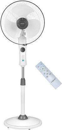 UNIFAN White pedestal swing fan with 12 Months Warranty 400 mm Pedestal Fan