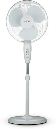BAJAJ Esteem 400 mm 3 Blade Pedestal Fan  (White, Pack of 1)