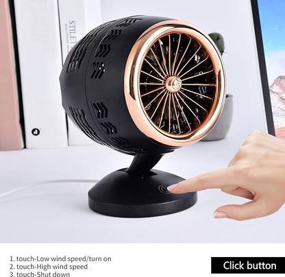 Sampri Table Fan You Can Also use Directly Fan Power Bank[ DC] Desk Fan 4000mAh USB- Table Fan You Can Also use Directly Fan Power Bank[ DC] Desk Fan 4000mAh USB- Laptop Accessory, Rechargeable Fan, USB Air Cooler, USB Air Freshener, USB Air Purifier