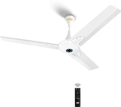 KUHL Prima A7 Decorative Power Saving Fan|29W | Saves upto 65% Electricity with 5 Year Warranty BLDC Motor with Remote 1200 mm Ceiling Fan