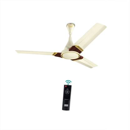 KUHL Prima A3 Decorative Power Saving BLDC with Remote | Free Installation 5 Star 1200 mm 3 Blade Ceiling Fan