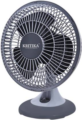 KRITIKA Pro-Desire Advance Technology Moving with 12 Months Warranty Anti Dust 300 mm Table Fan