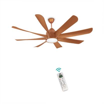 KUHL Platin D8 Stylish Power Saving BLDC Fan | IoT Operate via Mobile & Alexa | 5 Star 1200 mm 8 Blade Ceiling Fan