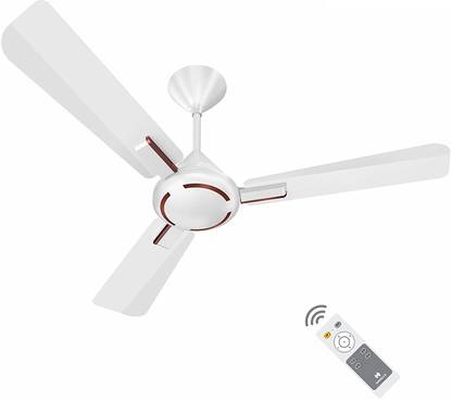 HAVELLS Ambrose BLDC 5 Star 1200 mm BLDC Motor with Remote 3 Blade Ceiling Fan  (Pearl White Wood, Pack of 1) at Rs. 3490