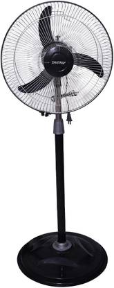SHATAK Bullet Oscillating Fan | Heavy Duty Motor | Oscilation Mode | High Air Flow 400 mm 3 Blade Pedestal Fan