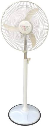 DIGISMART Bullet Pedestal Ivory with 1 Year Warranty Energy Saving 400 mm Pedestal Fan