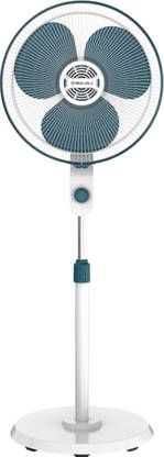 BAJAJ Veloce 400 mm White & Ocn Blue Pedestal with 1 Year Warranty 400 mm Pedestal Fan