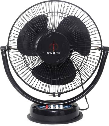 Sword Electric Wind Pro Quiet Portable Ultra High Speed 5 Star 300 mm 3 Blade Table Fan