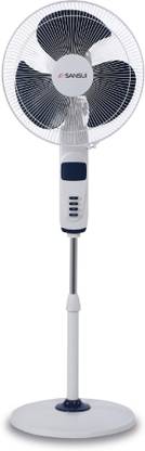 [Use Paytm Wallet] Sansui Chetak High Speed 400 mm 3 Blade Pedestal Fan  (Blue and White, Pack of 1)