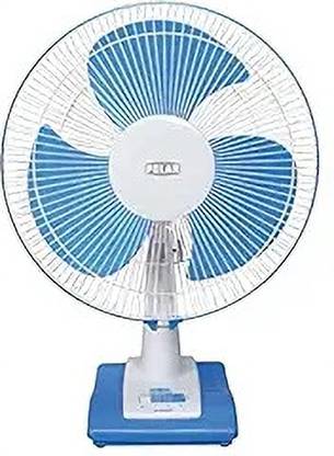 Polar Annexer High Speed 400mm Table Fan White Mauve | Mini Powerful Cooling Fan with 1 Year Warranty 400 mm Table Fan
