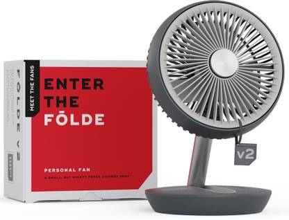 Nuuk FOLDE Rechargeable Fan (v1) 6 Inches 4 Blade Table Fan