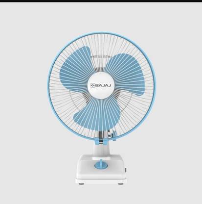 BAJAJ InstaBreeze 230mm Blue Multipurpose Fan with 24 Months Warranty Ultra High Speed 235 mm Table Fan